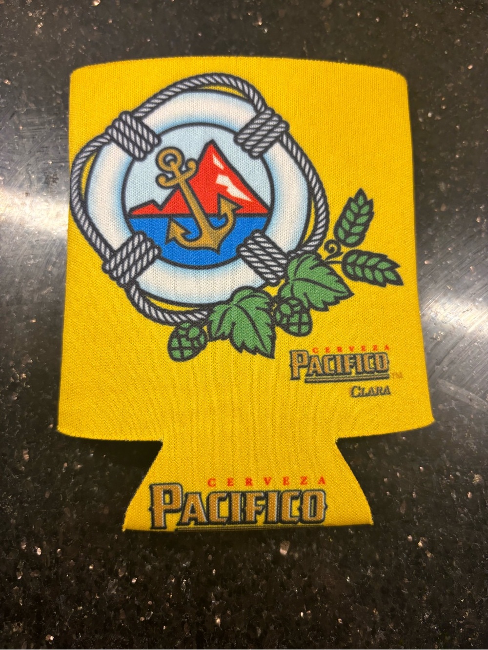 Pacifico Clara Cerveza Beer Can Cooler Koozie NEW